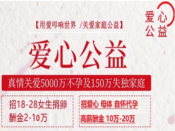 恩阳捐卵助孕生子 爱心志愿者招募